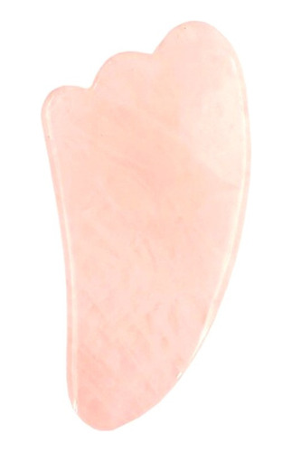 Guasha Grande Piedra Cuarzo Rosa Masajeador Facial