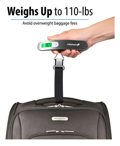 Digital Hanging Luggage Scale Lcd Backlight Tare Functi...