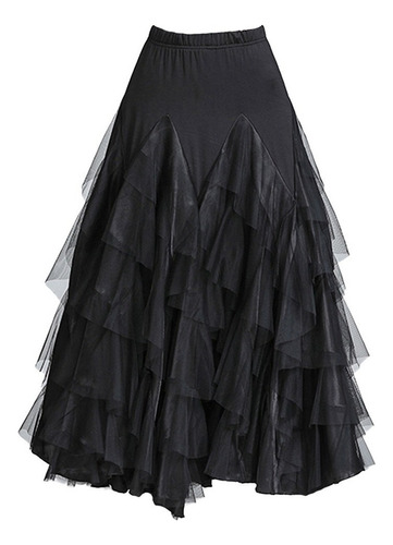 Falda De Flamenco Ballroom Waltz Ropa De Baile Trajes