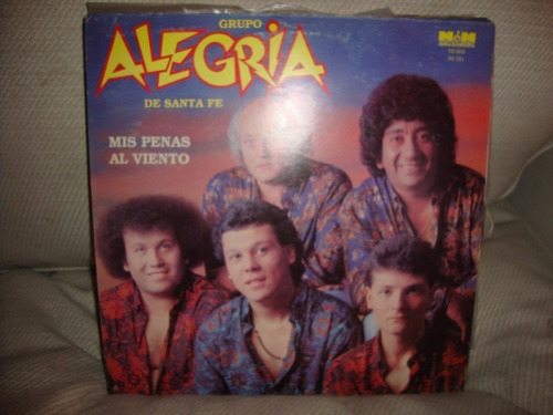 Vinilo Grupo Alegria Mis Penas Al Viento Oo C1