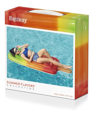 Imagen 4 de 9 de Inflable Helado Palito Bestway 43161 Summer Flavors Educando