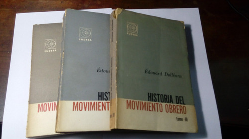 Libro Historia Del Movimiento Obrero 3 Tomos 