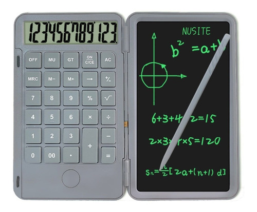 Calculadora 2 En 1 Plegable Multifuncional Recargable 