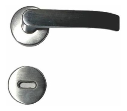 Imagen 2 de 10 de Manija Nova Doble Aluminio T/ Acero Inoxidable Puerta Full