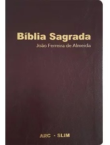 Bíblia Sagrada Slim | Arc | Capa Luxo | Vinho