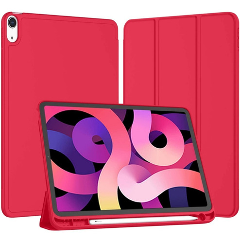 Funda Estuche Smart Case Con Espacio Pencil Para iPad Air 4