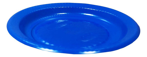 500 Pratos Descartavel Plastico Azul 15cm - Termopot