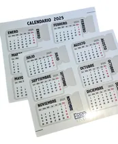 Comprar Calendario Marcador Mensual 2025 Sticker Pegatina De Agendas