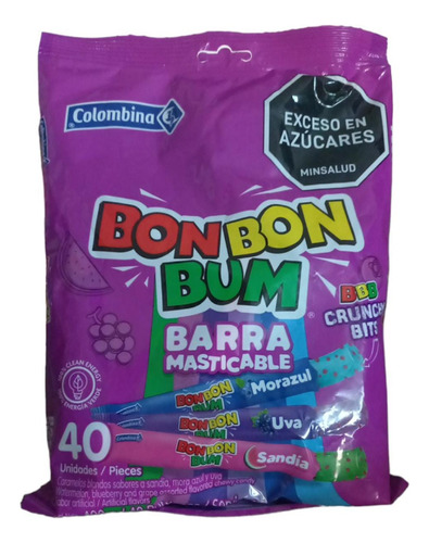 Bonbonbum Barra Masticable40und - Unidad a $248
