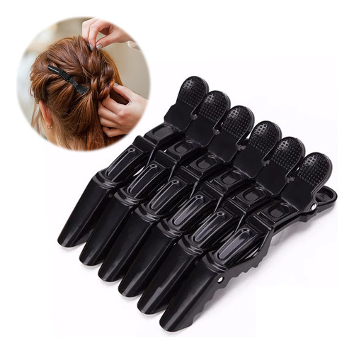 20 Pcs Broches Pinza Cocodrilo Antideslizantes Cabello Fijas