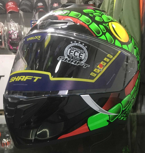 Casco Moto Shaft Certificado Ece 2205 Brillo Mujer Hombre