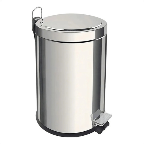 Lixeira Inox Com Pedal E Balde Interno 5 Litros Tramontina