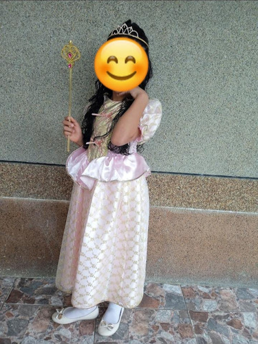Disfraz De Princesa O Reina Talla 8 (Usado)