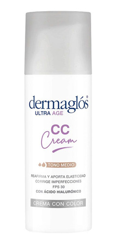 Dermaglós Ultra Age Cc Cream Fps30 Corrige Imperfecciones