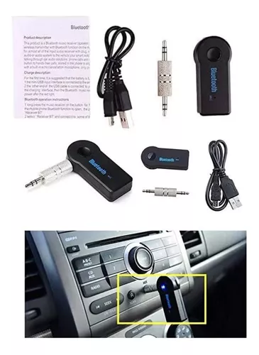 ADAPTADOR BLUETOOTH A AUXILIAR 3.5MM PARA CARRO – America Sonido