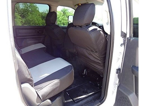 Fundas De Asiento Durafit - Gris Oscuro, 2009-2010 Dodge Ram