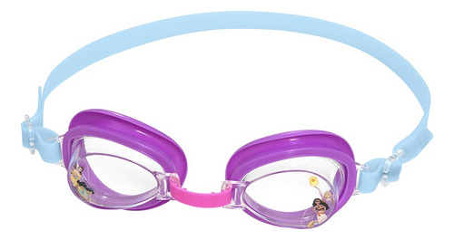 Goggles Infantiles Para Natacion 3 Años Diseño Princesas Color Lila