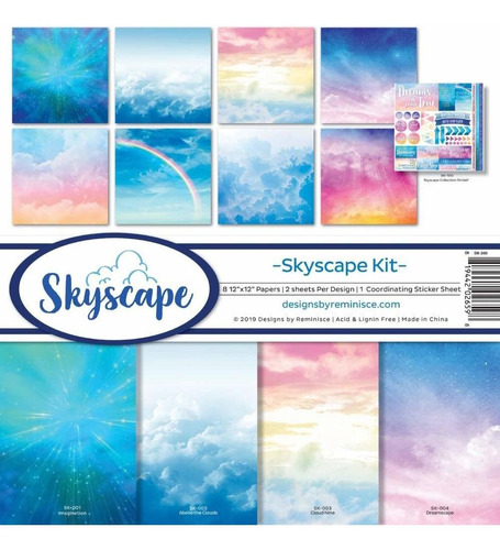 Reminisce Sk-200 Skyscape Kit Coleccion Albume Recorte