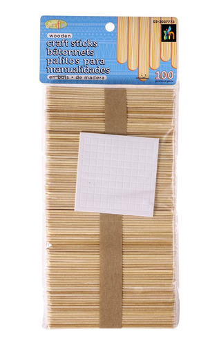 Palitos De Paleta Madera Para Manualidades Utiles Escolares