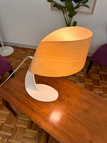 Velador Madera Minimalista Traum Nordico Lampara Blanco Madera (Usado)