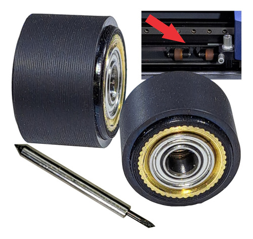 Rodillos Plotter Roland Toda Serie De Corte +1 Navaja Gratis
