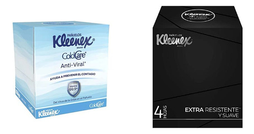 Kleenex Cold Care Antiviral 80 Pañuelos Y Elegance Black 50