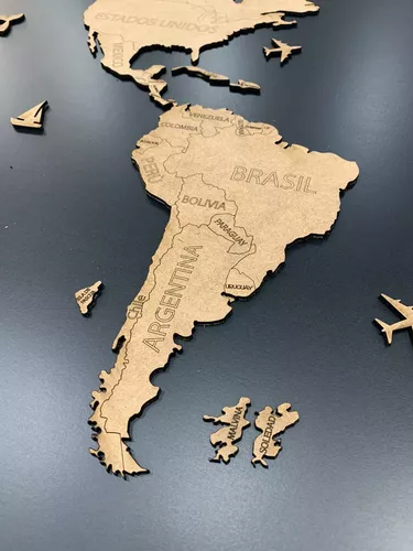 Mapamundi Madera