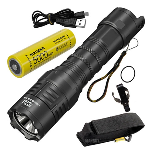 Linterna Nitecore P23i Tactica 3000 Lumen 470mts Usb Bateria