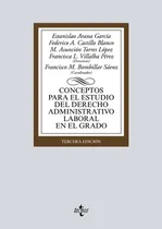 Comprar Conceptos Para El Estudio Del Derecho Administrativo Laboral En El Grado, De Arana Garcia, Estanislao. Editorial Tecnos, Tapa Blanda En Español