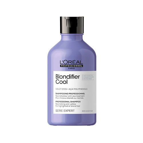 Imagen 1 de 6 de Shampoo L'oréal Professionnel Serie Expert Blondifier Cool En Botella De 300ml Por 1 Unidad
