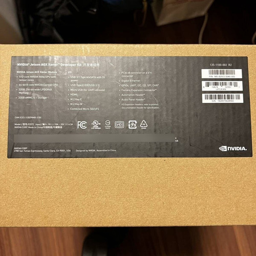 Kit De Desarrollo Nvidia Jetson Agx Xavier Developer Bivolt De 32 Gb