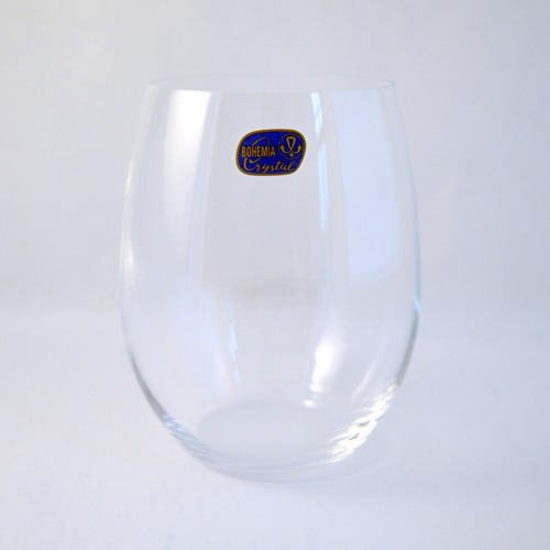 Vaso Copa Sin Pie Cristal Bohemia Original Set X 12 500ml