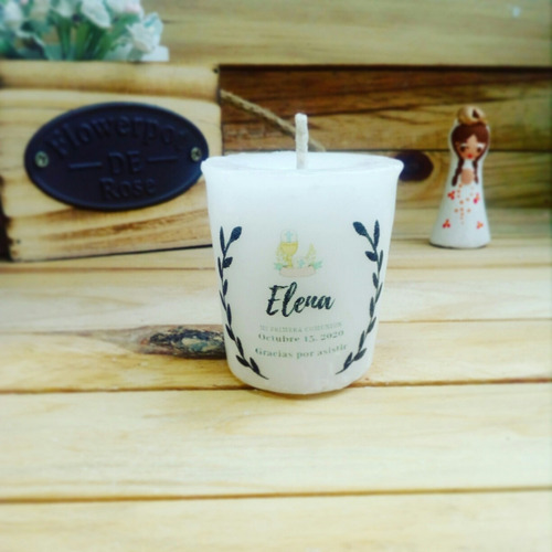 Imagen 7 de 10 de Velas Primera Comunion Para Recuerdos