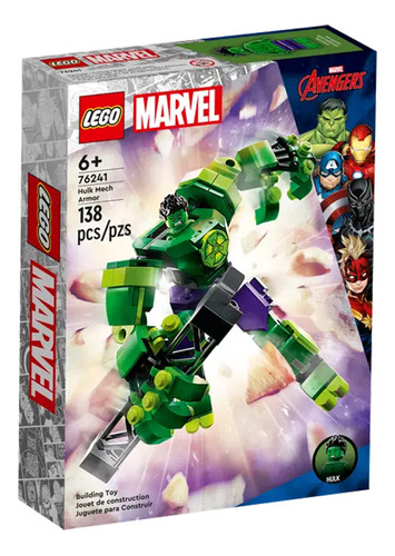 Armadura Robótica De Hulk Lego Marvel