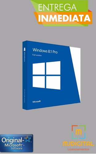 Licencia Windows 8.1 Pro