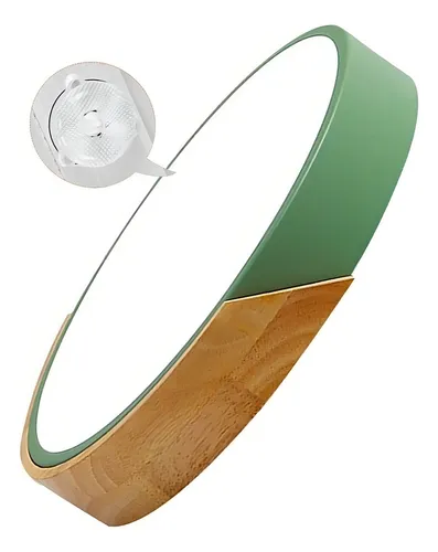 Serlux Panel LED Redondo Cerchio 18W Unidad 1 220V Verde Verde 3000 K