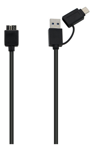 Pdeey Cable De Disco Duro, Cable Micro B A Usb C/usb 3.0, Tr