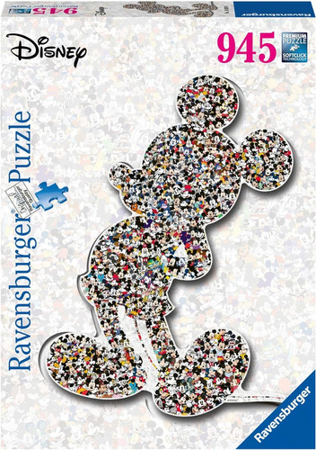 Rompecabezas Puzzle Ravensburger Silueta Mickey Mouse 945 Pz