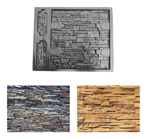 Moldes De Hormigón Para Pared, Molde De Piedra, Plástico Abs