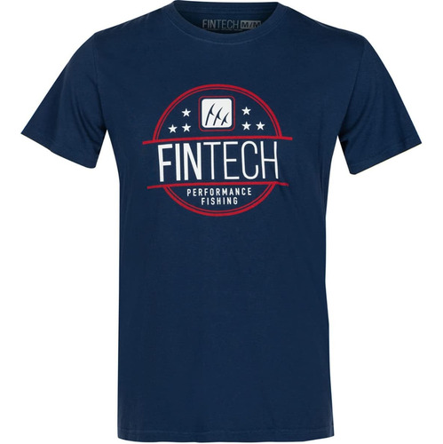 Polera Gráfica Fintech Fpf Rising - Xl - Azul De Vestir