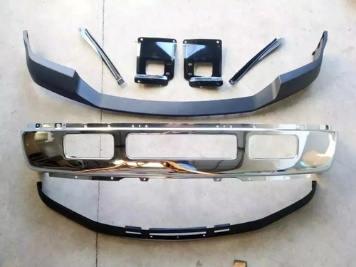 Kit Frente Farol F250 F350 F4000 99 A 19 C Emblema Completo