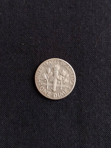 Moneda Estados Unidos One Dime 1964 D Plata. J