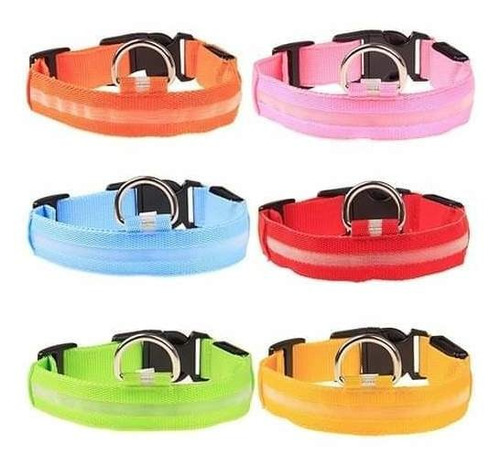 Collar Luz Led Para Perros Tallas Desde S A Xl