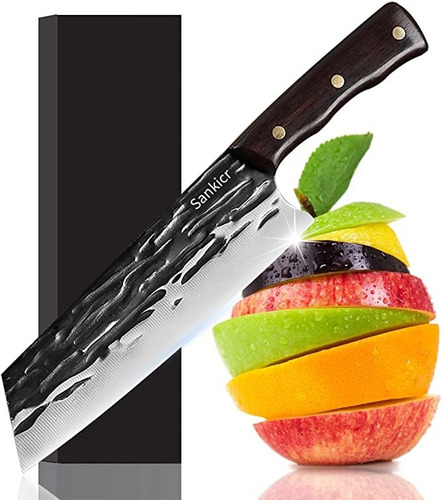 Cuchillo De Chef De 8 Pulgadas Japonés Vg-10 De Acero Inoxi