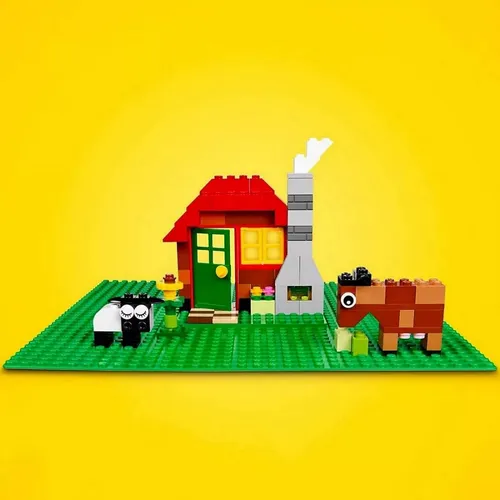 Placa Base Compatible Con Lego 40cm X 40cm Azul Interactiva
