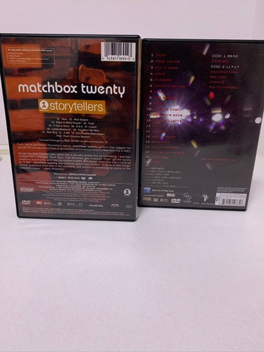 Dvd Coleção Matchbox Twenty: Show E Storytellers