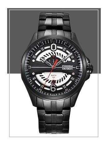 Relógio De Aço Sports Mov. Japan Al33e Pagani Design Pd-1626