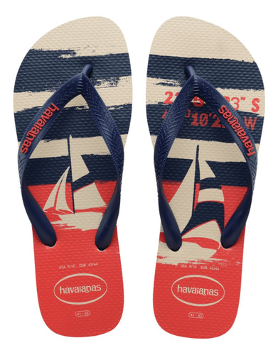 Chinelo Precata Masculino Sandália Havaianas Top Nautical