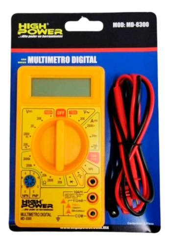 Multimetro Digital Voltaje Dcv Acv Dca High Power Higmd-8300
