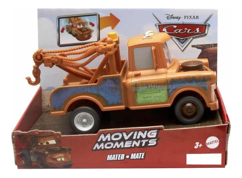 Carro Cars Mater Disney Pixar Movimiento Conmovedor 15 Cm
